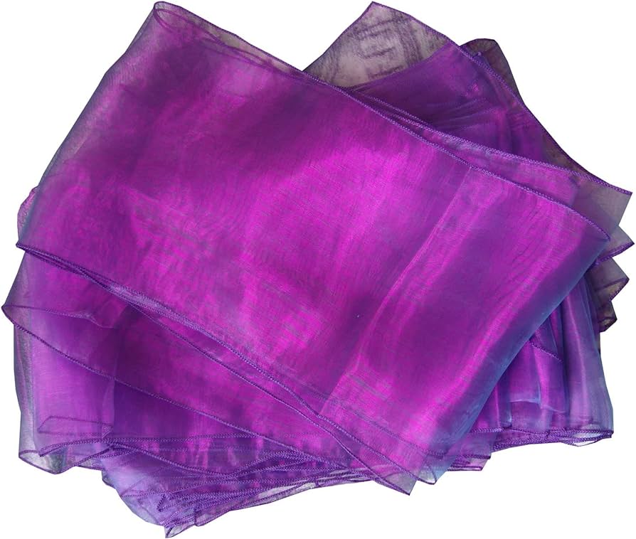 Purple Organza Sash